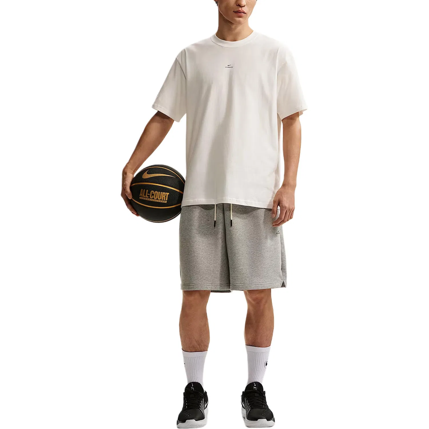 Футболка Standard Issue Quick Dry мужская Nike, Sail White/Light Ivory White — фото 4