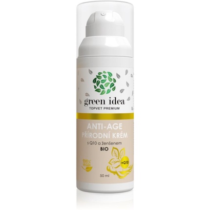 

Topvet Premium Antiage Natural Cream с Q10 и женьшенем - 50 мл, для зрелой кожи Green Idea