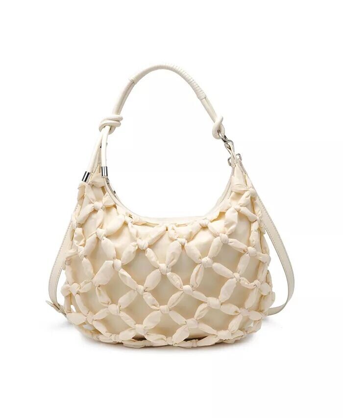 

Сумка-хобо Leslie Knotted Moda Luxe, белый