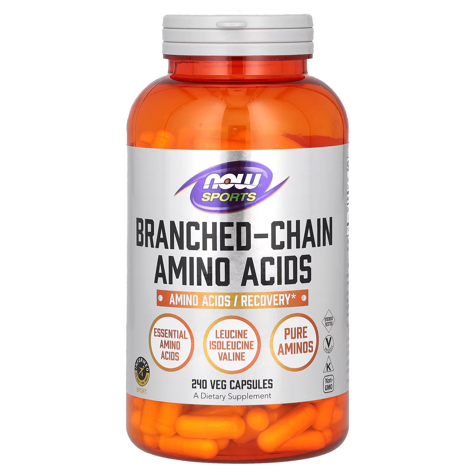 

Аминокислоты с разветвленными цепями NOW Foods Sports, 240 капсул