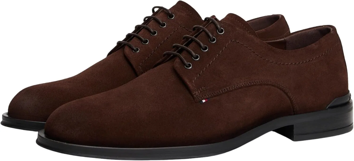 Мужские корпоративные туфли Tommy Hilfiger Hilfiger SDE Fm0fm05582 Дерби, Brown Cocoa — фото 3