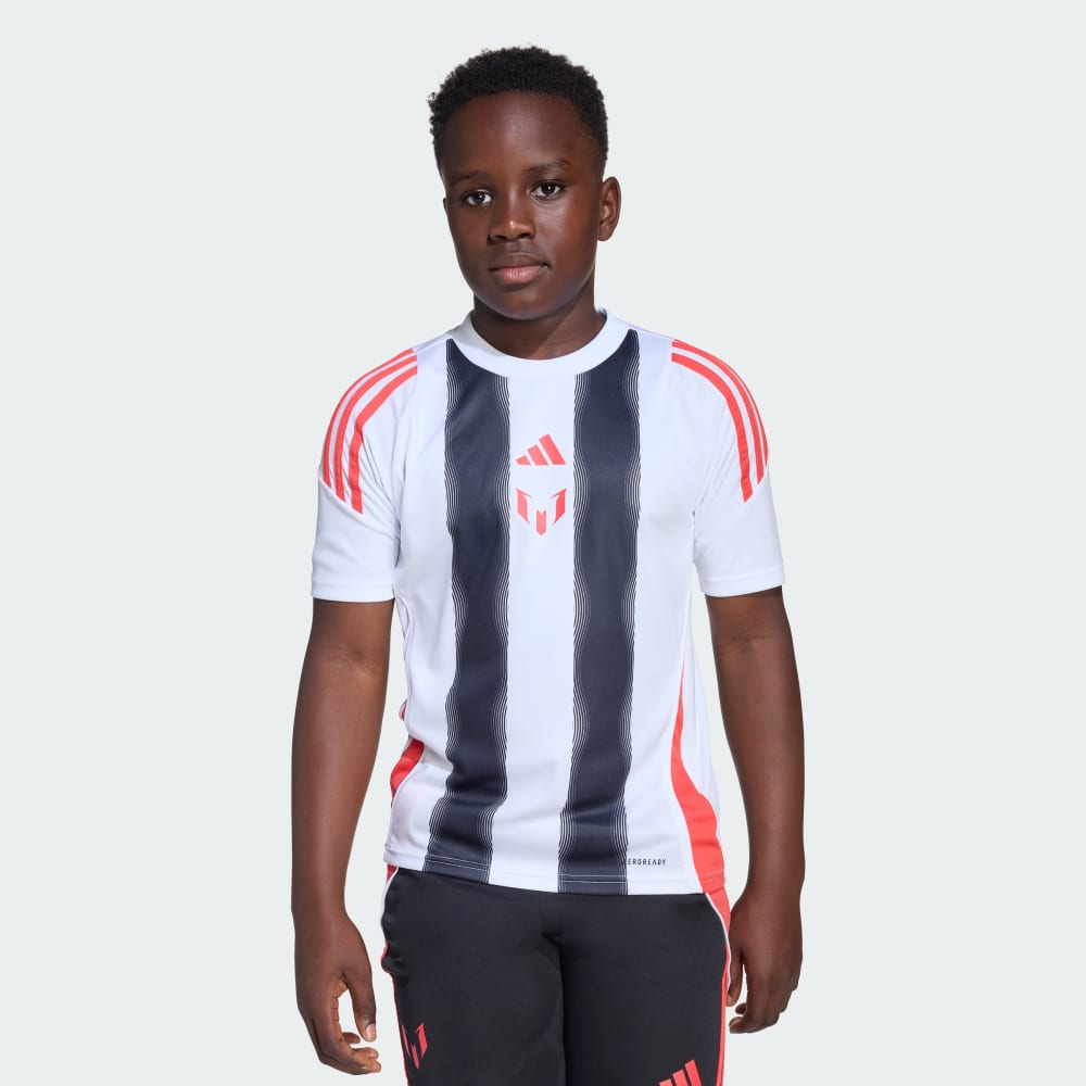 

Джерси Adidas Messi Training Jersey Kids, цвет White/Semi Lucid Red