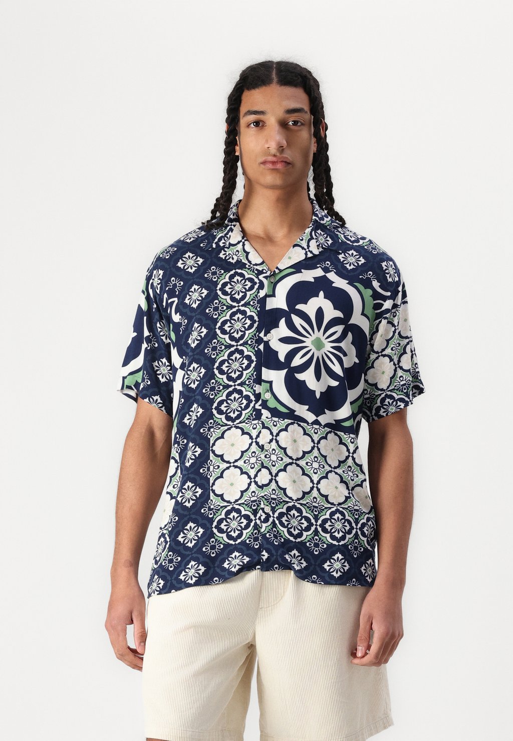 

Рубашка JORLUKE GALLERY RESORT SMU Jack & Jones, синий