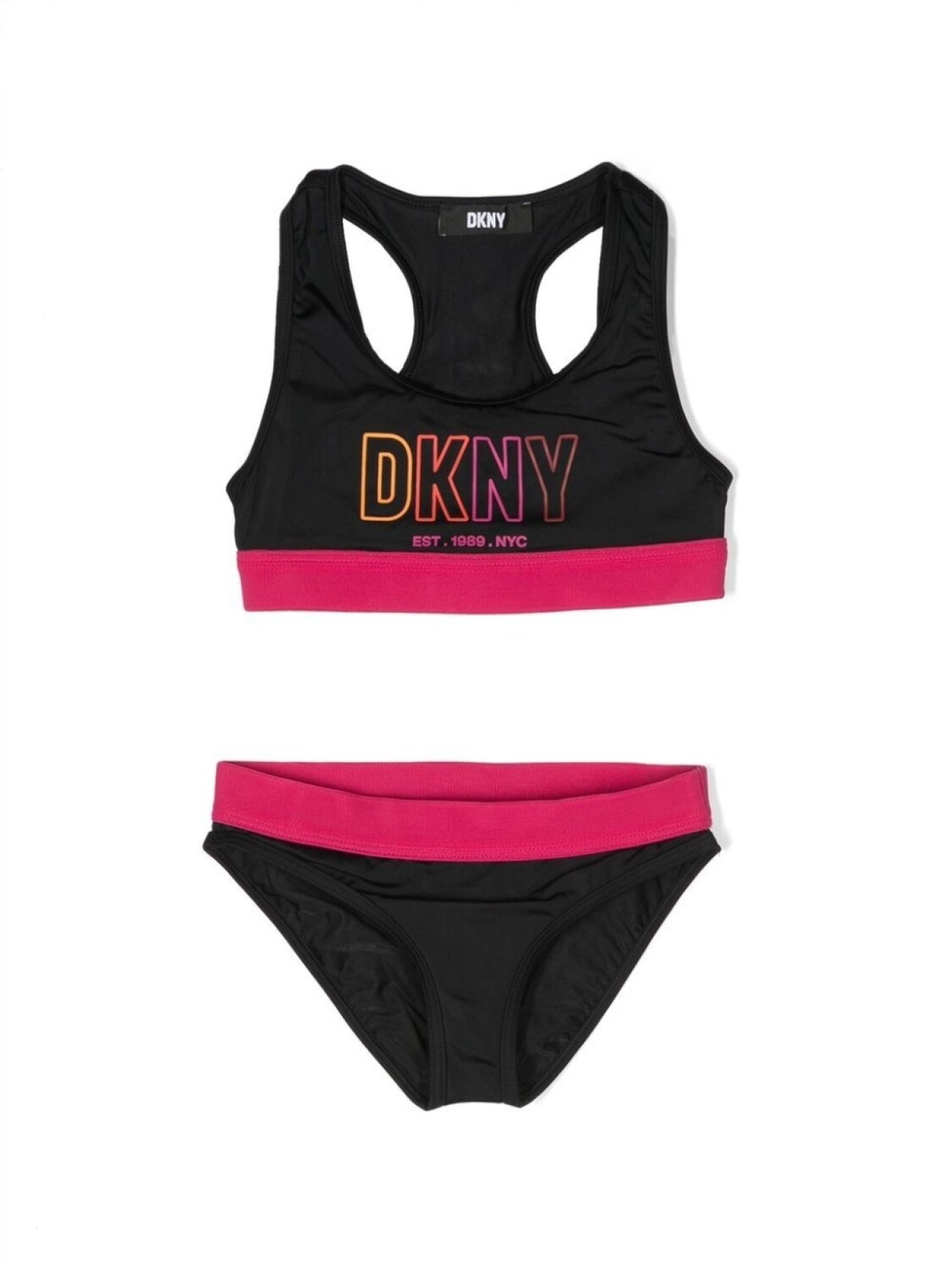 

Dkny Kids бикини с логотипом, черный