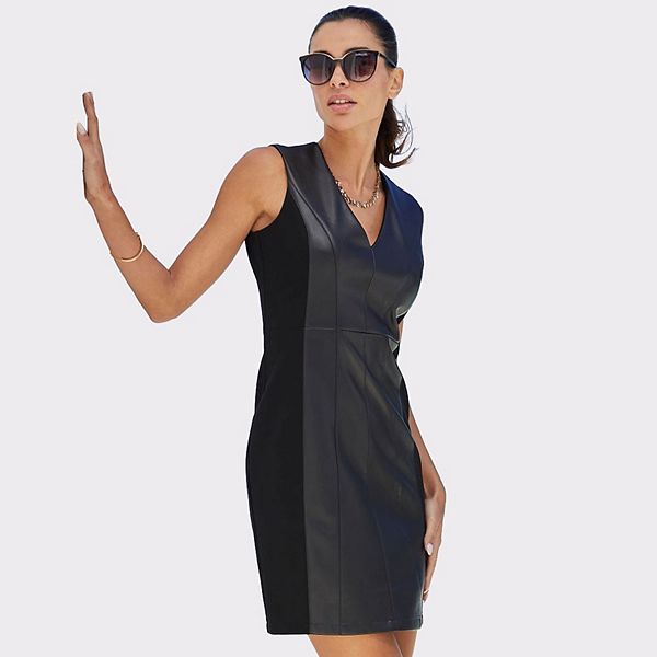 

Женское платье из искусственной кожи Lascana