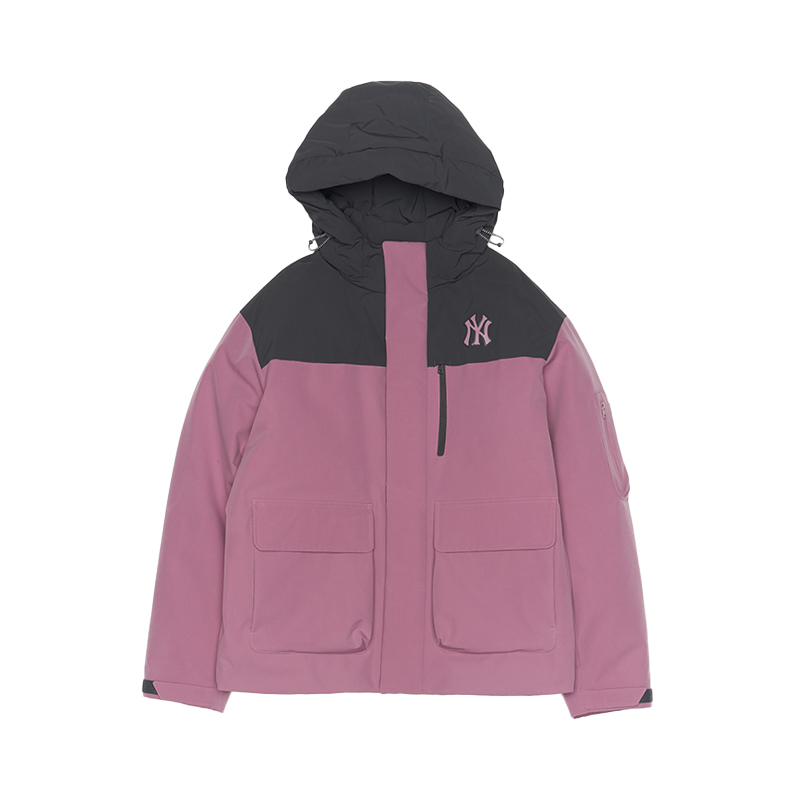 

MLB Нью-Йорк Янкиз Базовой Коллекции 25FW Пуховик Унисекс, Dark Pink