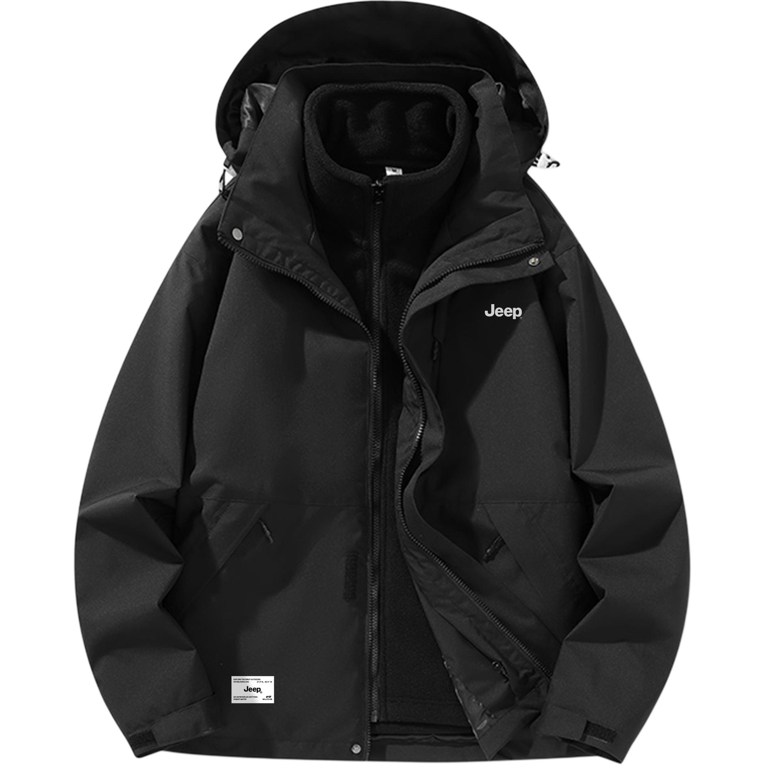 

Jeep Куртка из коллекции Leisure Unisex, Black [3-In-1 Warm]