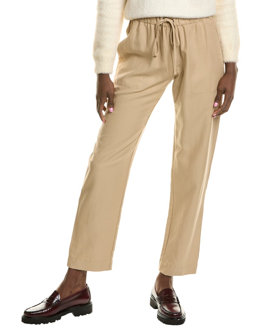 

Легкие брюки Enza Costa Twill из смеси льна и ткани, коричневый
