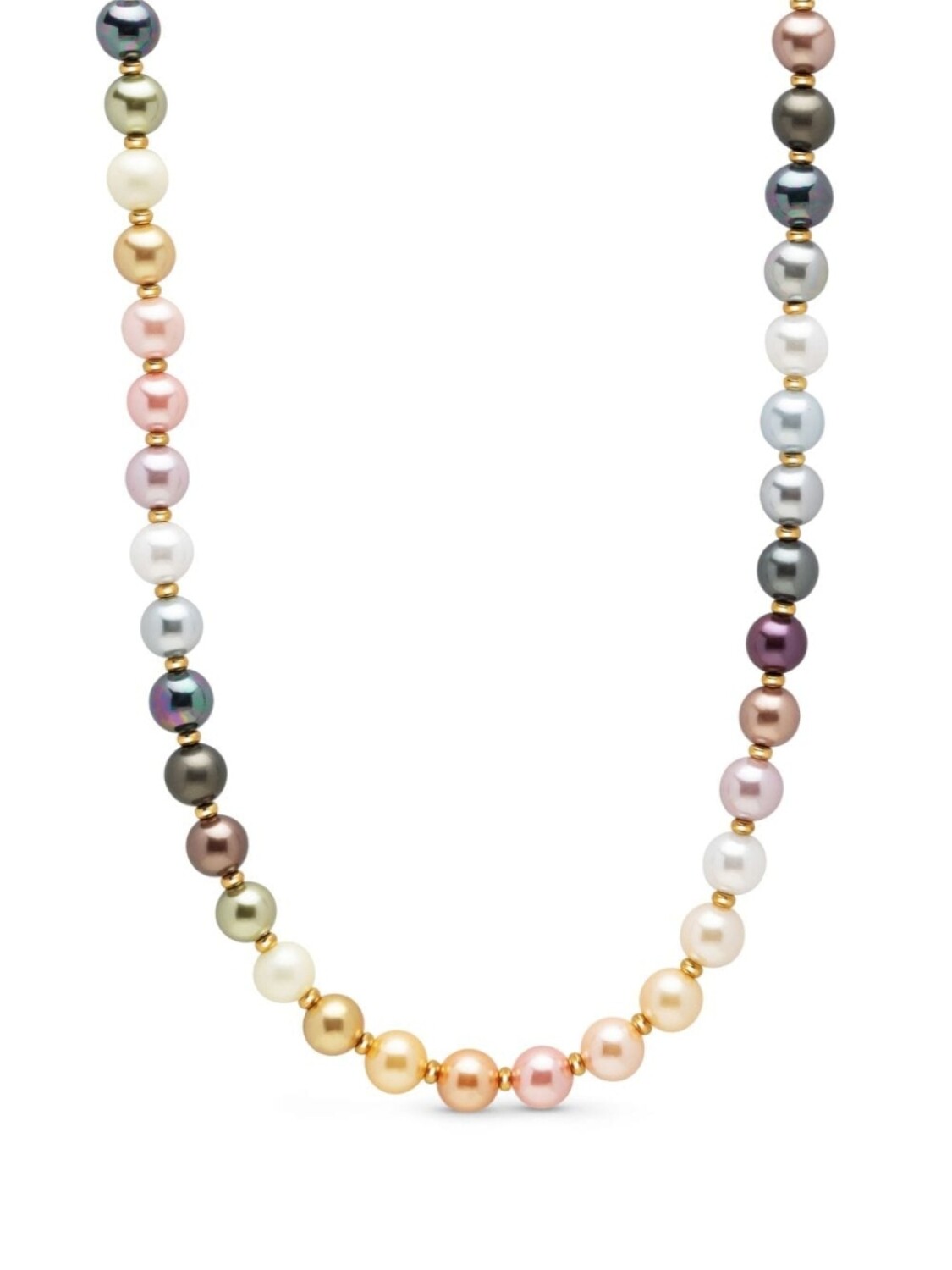 

Позолоченное колье с жемчугом Nialaya Jewelry, розовый