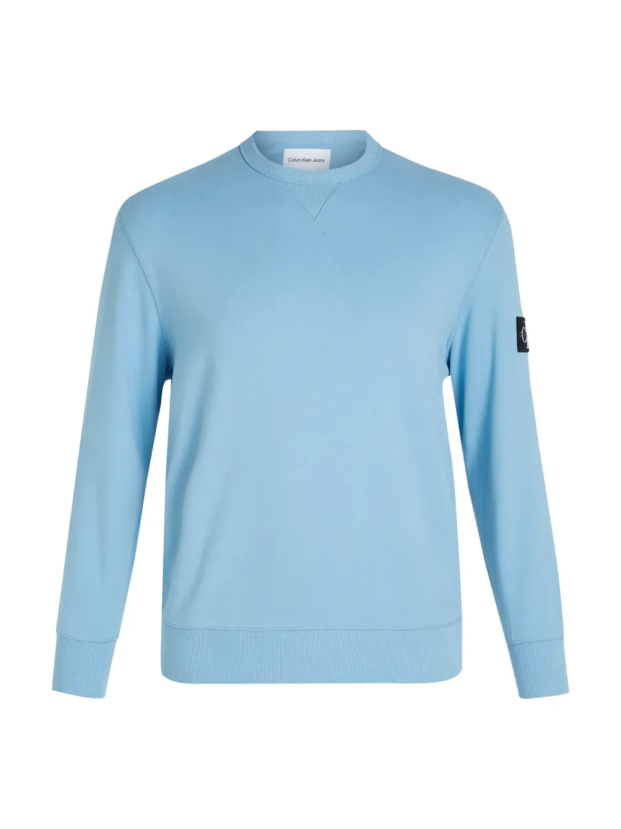

Толстовка Calvin Klein Jeans Plus "PLUS BADGE CREW NECK", большие размеры, синий