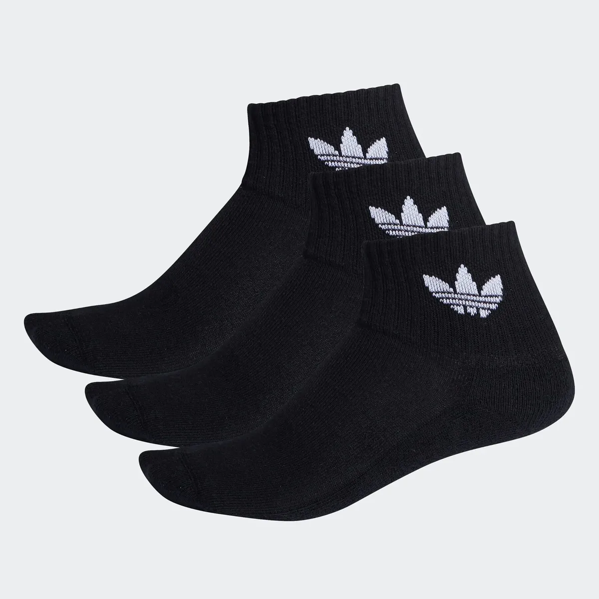 Спортивные носки Adidas Originals "MIDCUT CREW SOCKS, 3 ПАРЫ", черный — фото 2