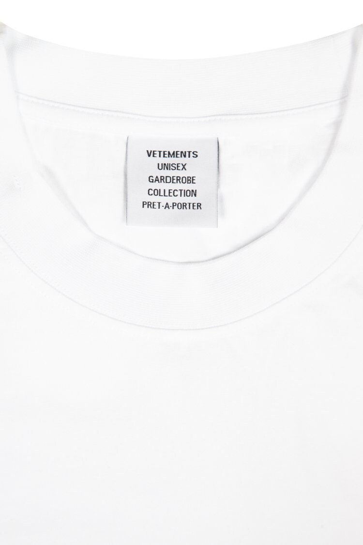 Футболка Vetements Property Of  'White', белый — фото 2