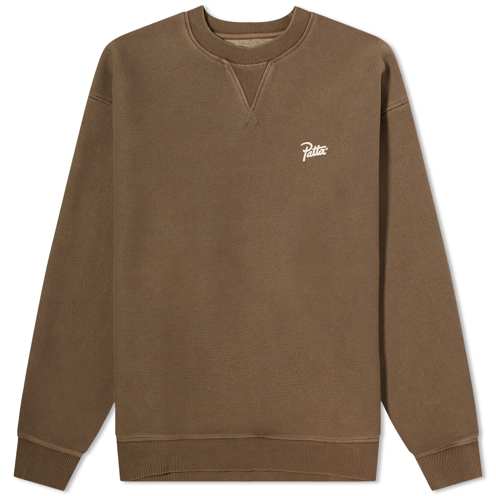 

Толстовка Patta Basic Washed Sweatshirt, цвет Morel