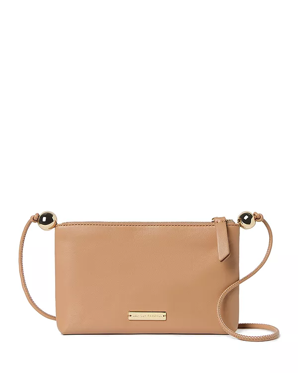 

Маленькая кожаная сумка через плечо Loeffler Randall, бежевый