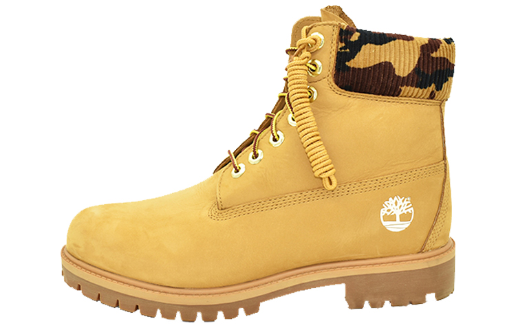 

Ботинки Timberland 6 Inch Premium Boot 'Wheat Nubuck With Camouflage Collar'