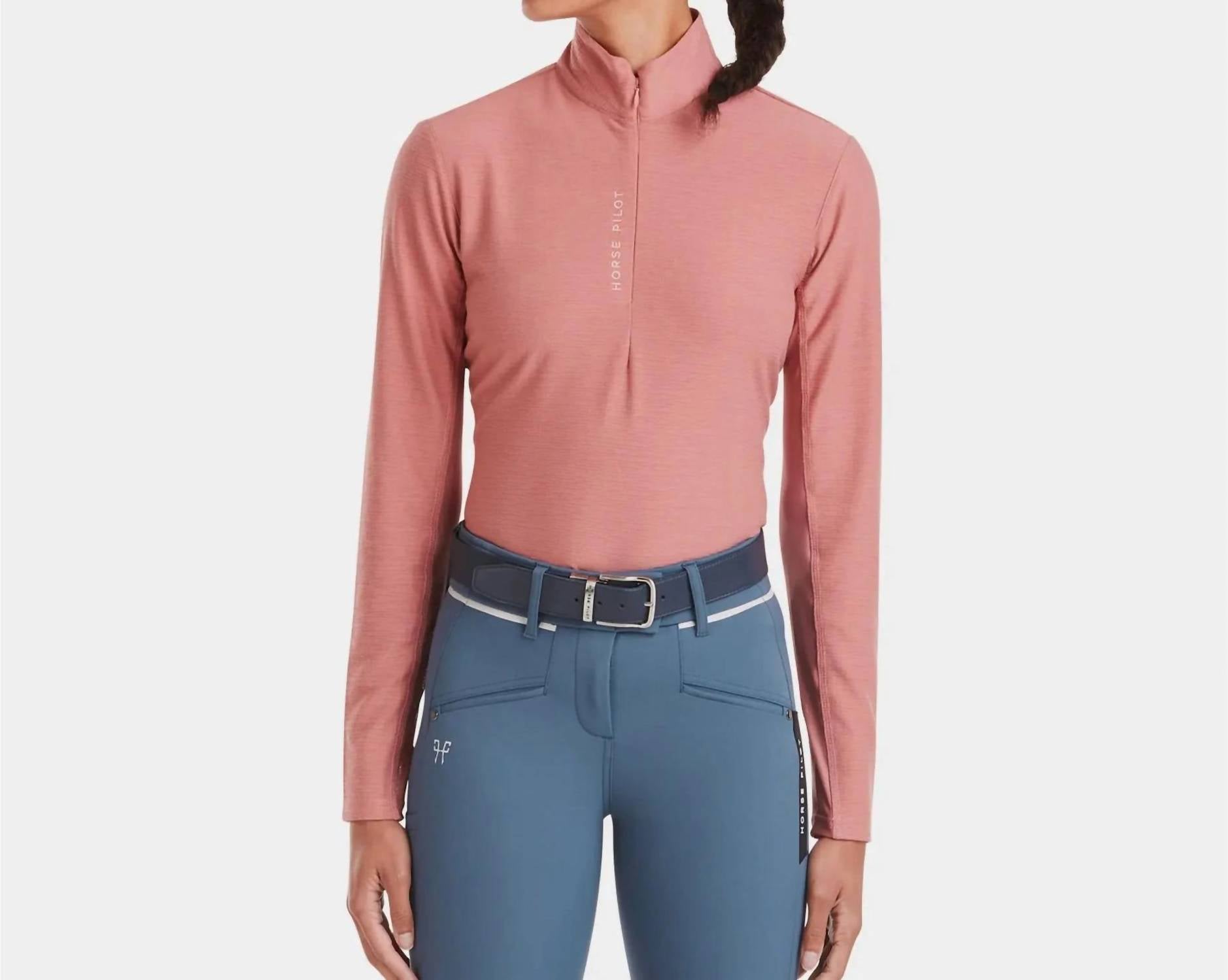 

Сантек Лонгслив с защитой от солнца в цвете Брик Даст Horse Pilot, Brick Dust