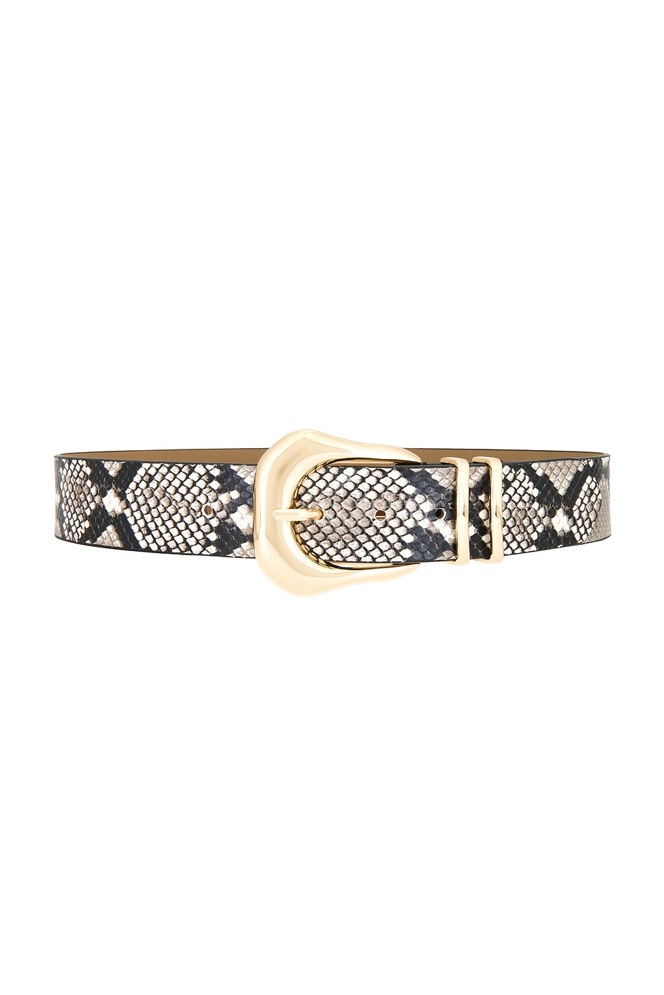 

Кожаный пояс Koda python от B-Low The Belt, white & gold