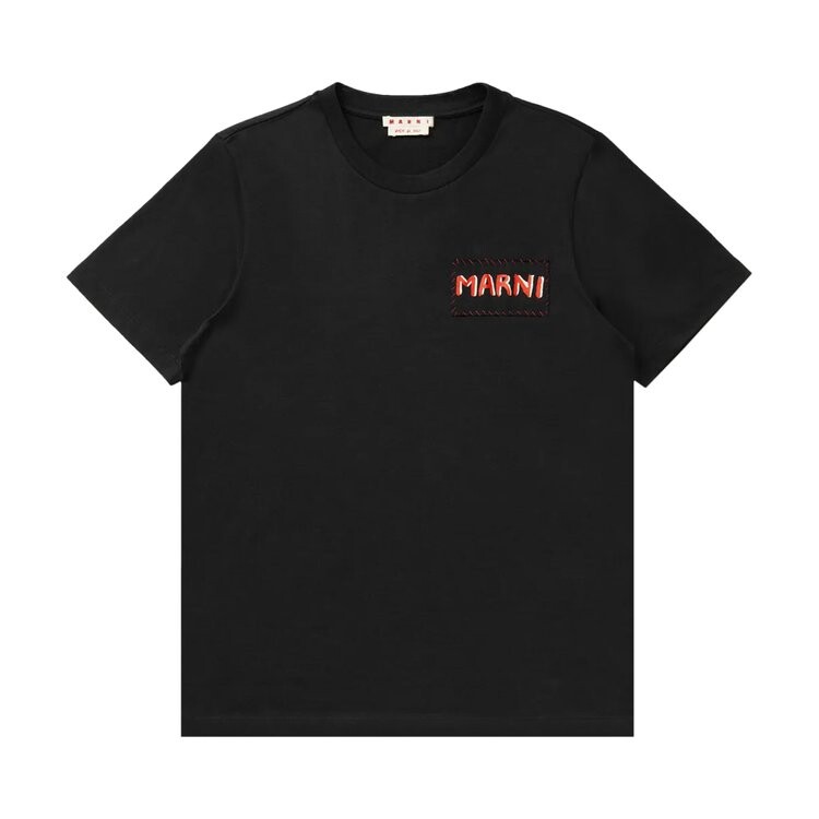 

Футболка Marni Jersey T-Shirt, черный