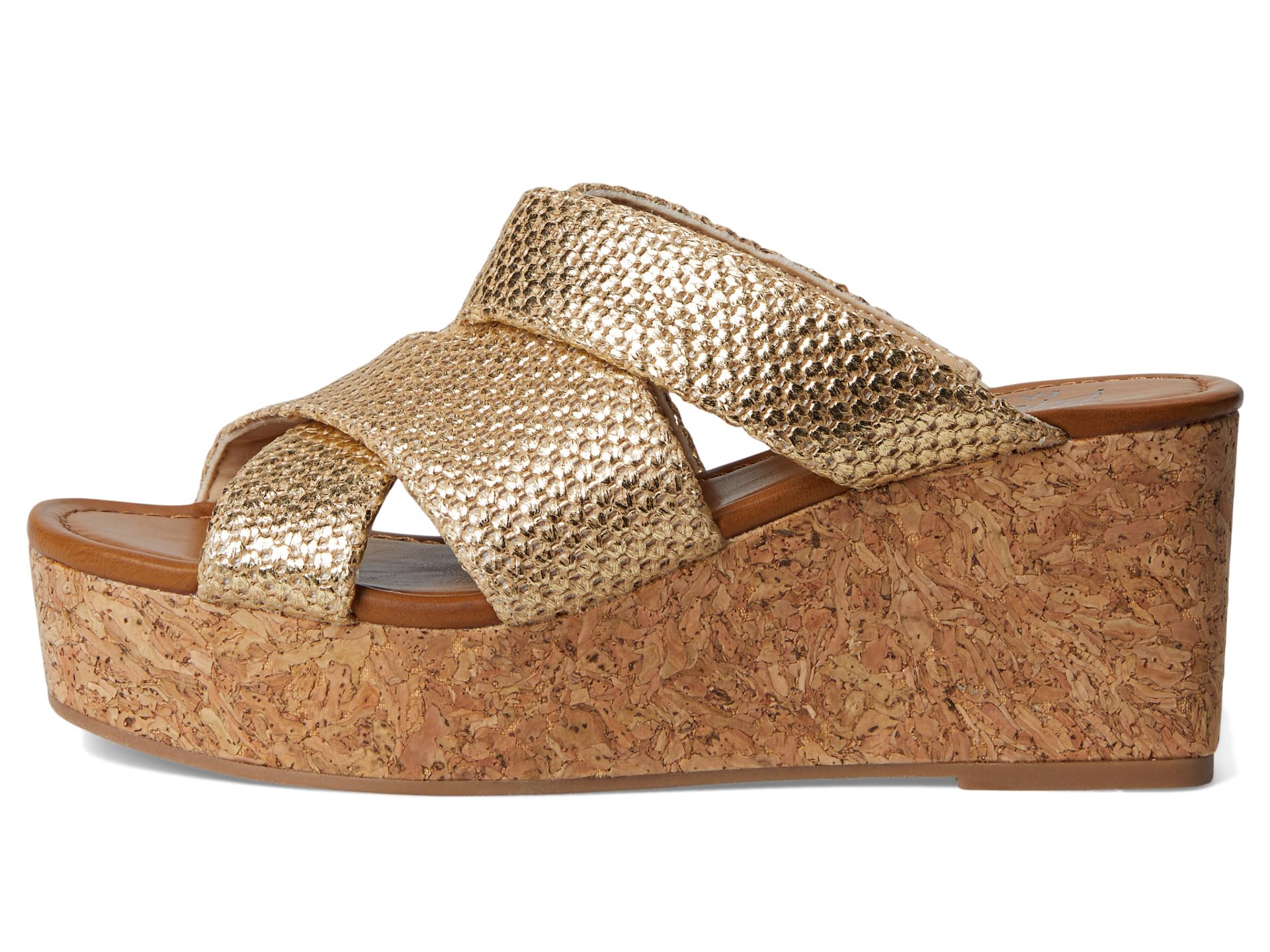Сандалии Blowfish Malibu Abi, цвет Gold Faux Raffia — фото 4