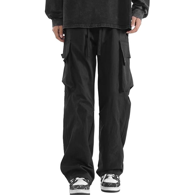 

Повседневные брюки унисекс умеренного прямого кроя ZIAREL, черный