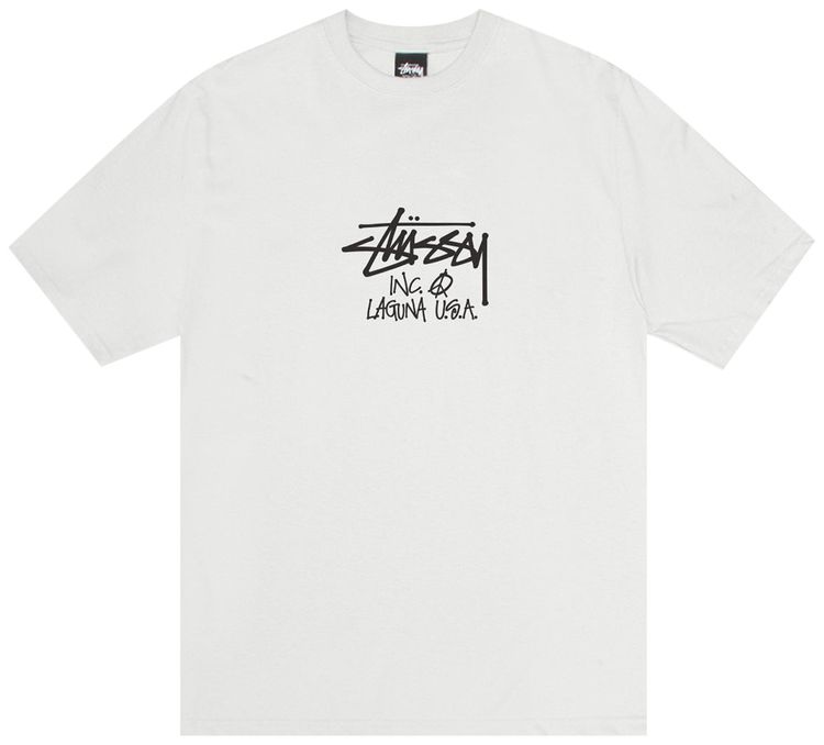 

Футболка Stussy Laguna USA Tee Pigment Dyed 'Natural', кремовый