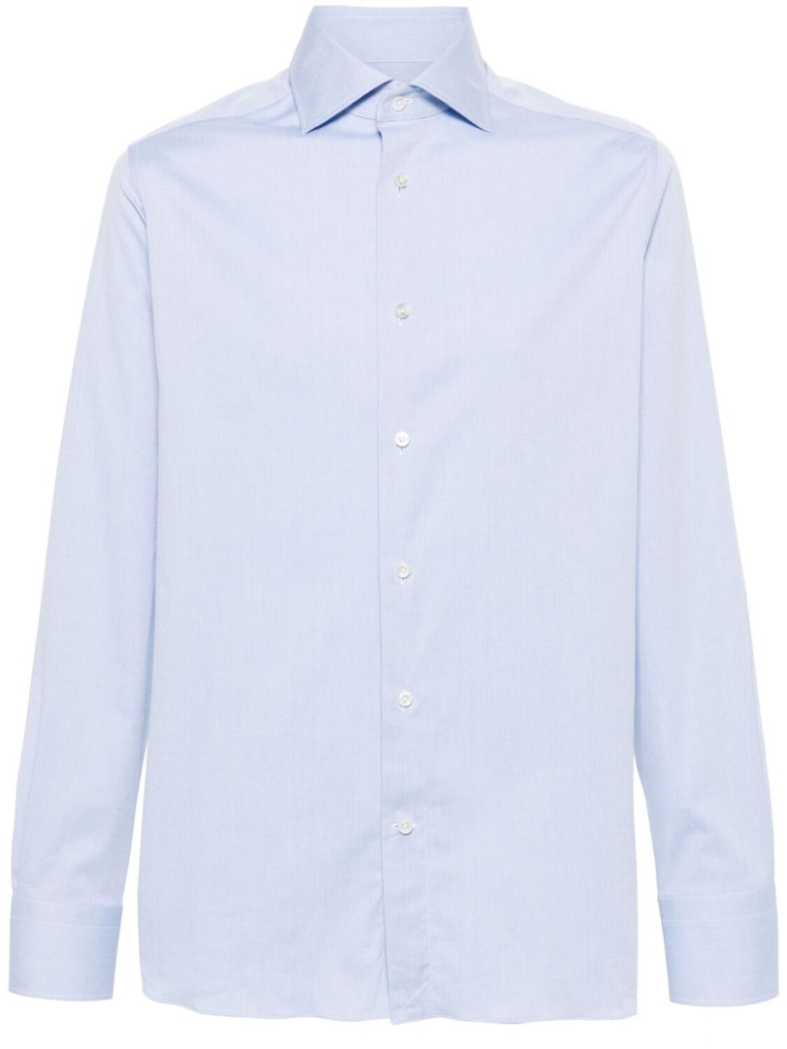 

Zegna рубашка из твила, синий