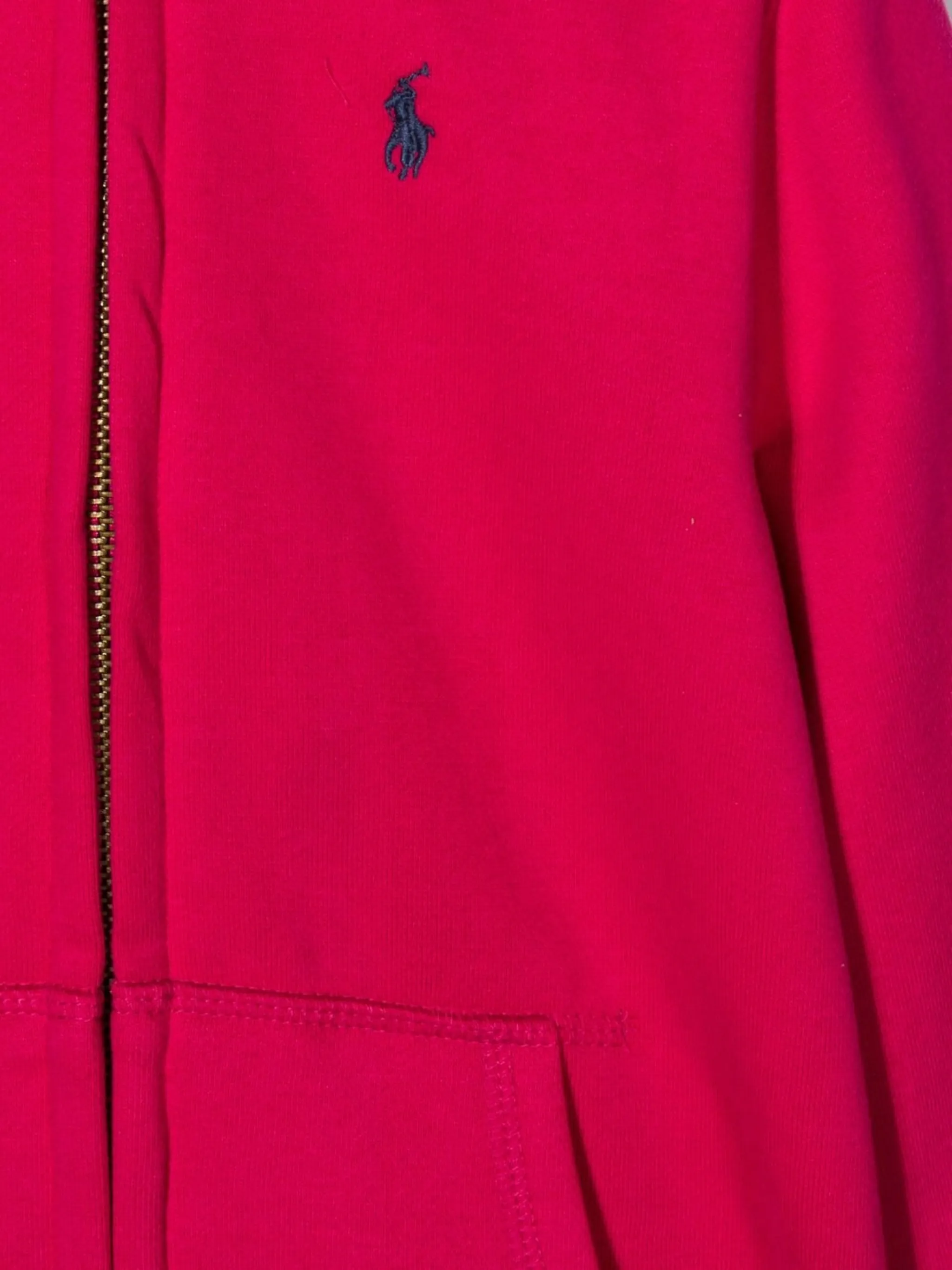 Худи Polo Pony на молнии Polo Ralph Lauren Kids, розовый — фото 3