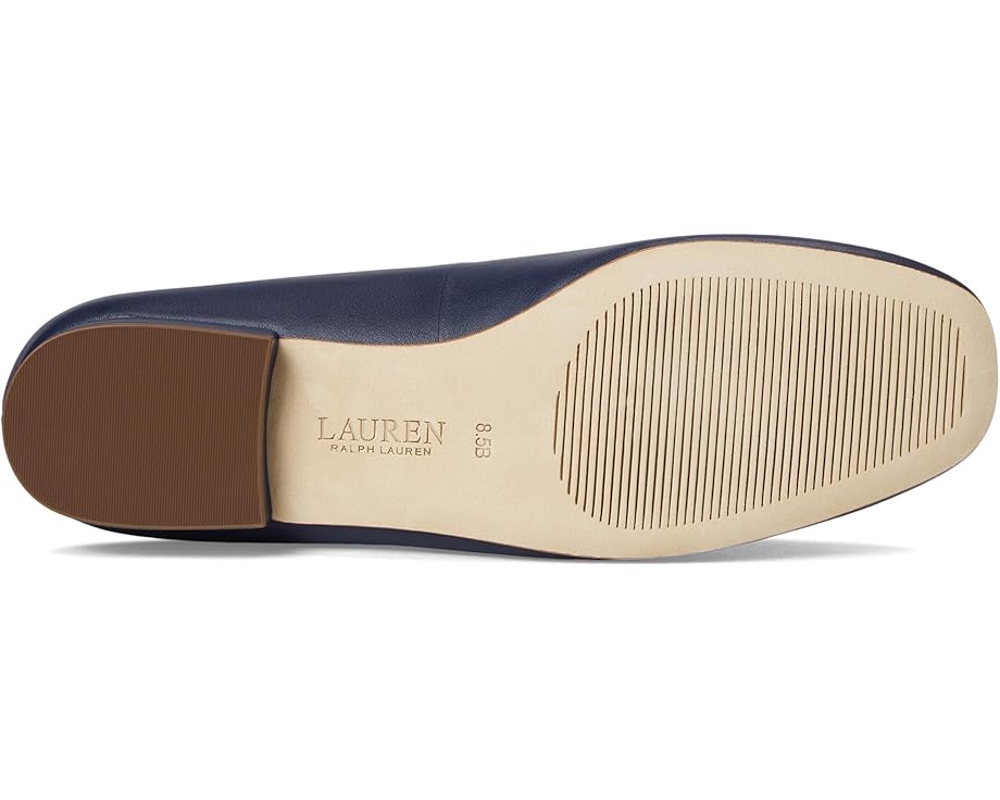 Балетки Lauren Ralph Lauren Emellie Nappa Leather Ballet Flat, цвет Refined Navy — фото 3