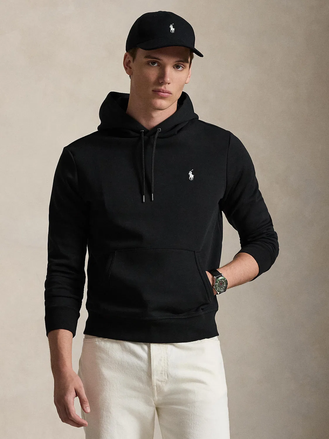 Толстовка Polo Ralph Lauren черного цвета — фото 3