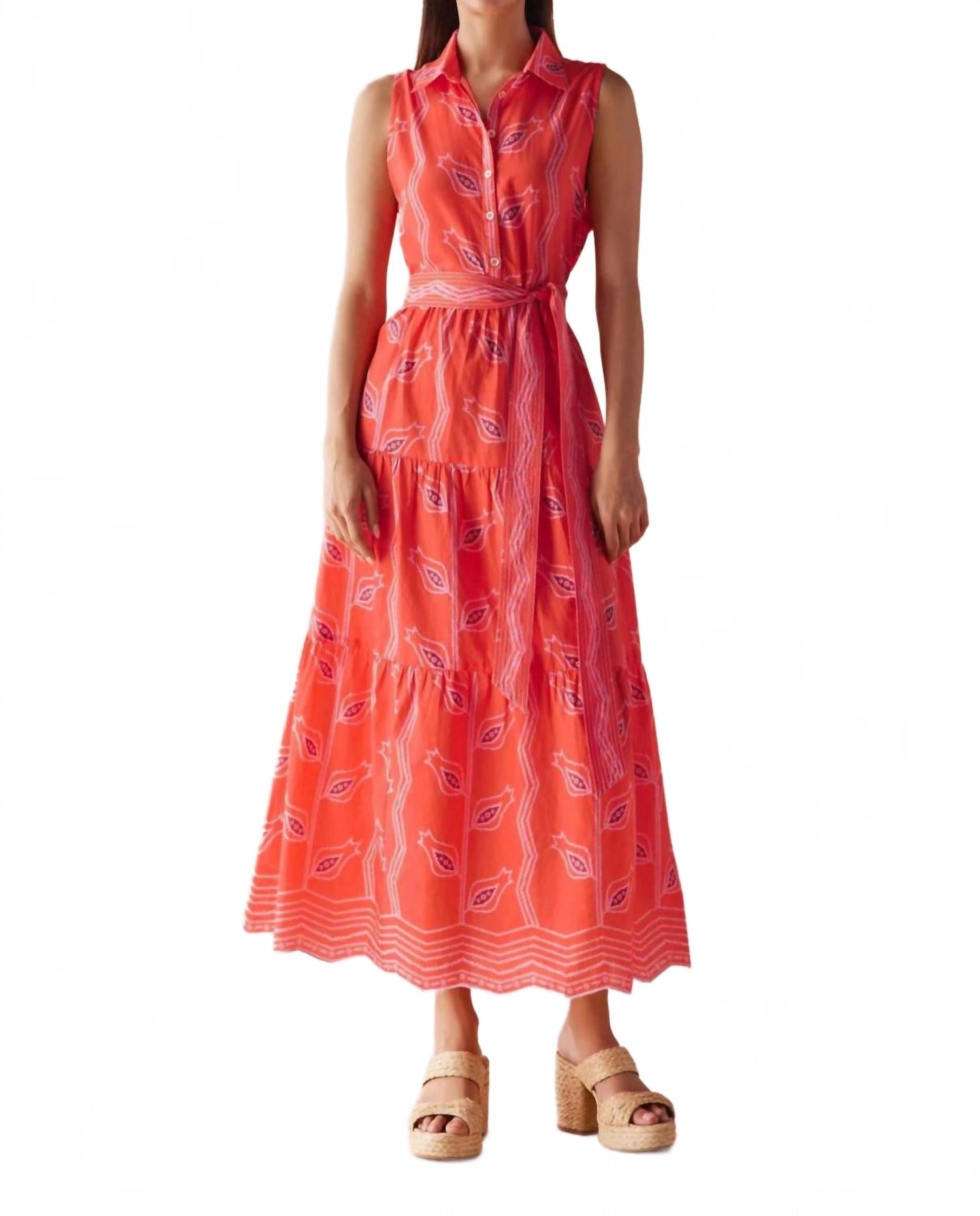 

Женское платье макси Emeline в цвете ванильный папайя OMIKA, Vani Papaya