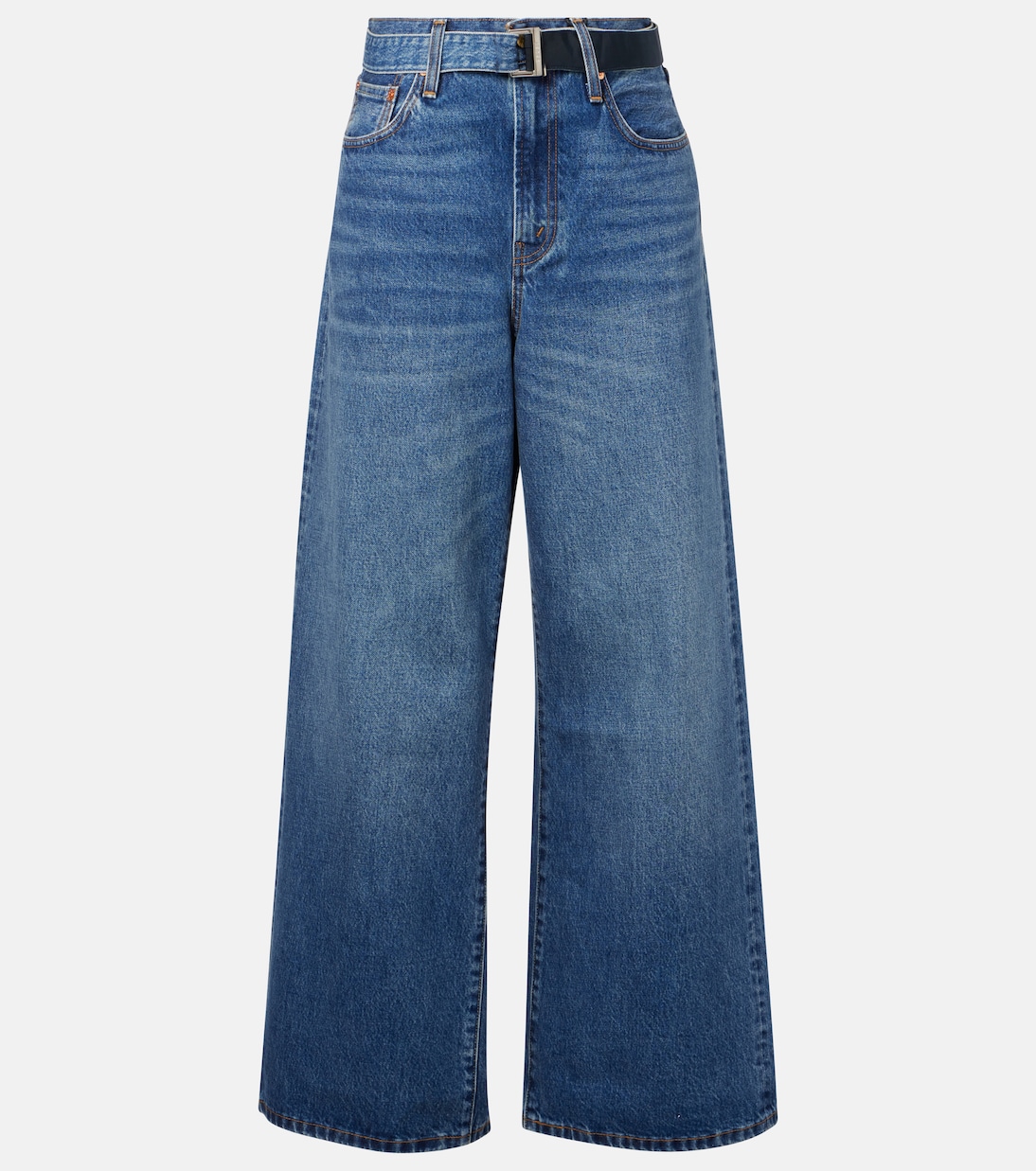 

Levi's джинсы с высокой посадкой и расклешёнными штанинами Sacai, синий