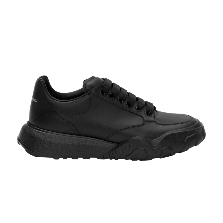 

Кроссовки Alexander McQueen Oversized Court Trainer 'Triple Black', черный
