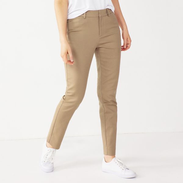 

Женские узкие брюки до щиколотки Nine West, цвет australian wood