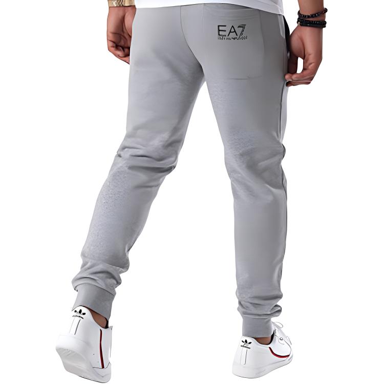 Штаны casual EA7 мужские серые EMPORIO ARMANI, серый — фото 4