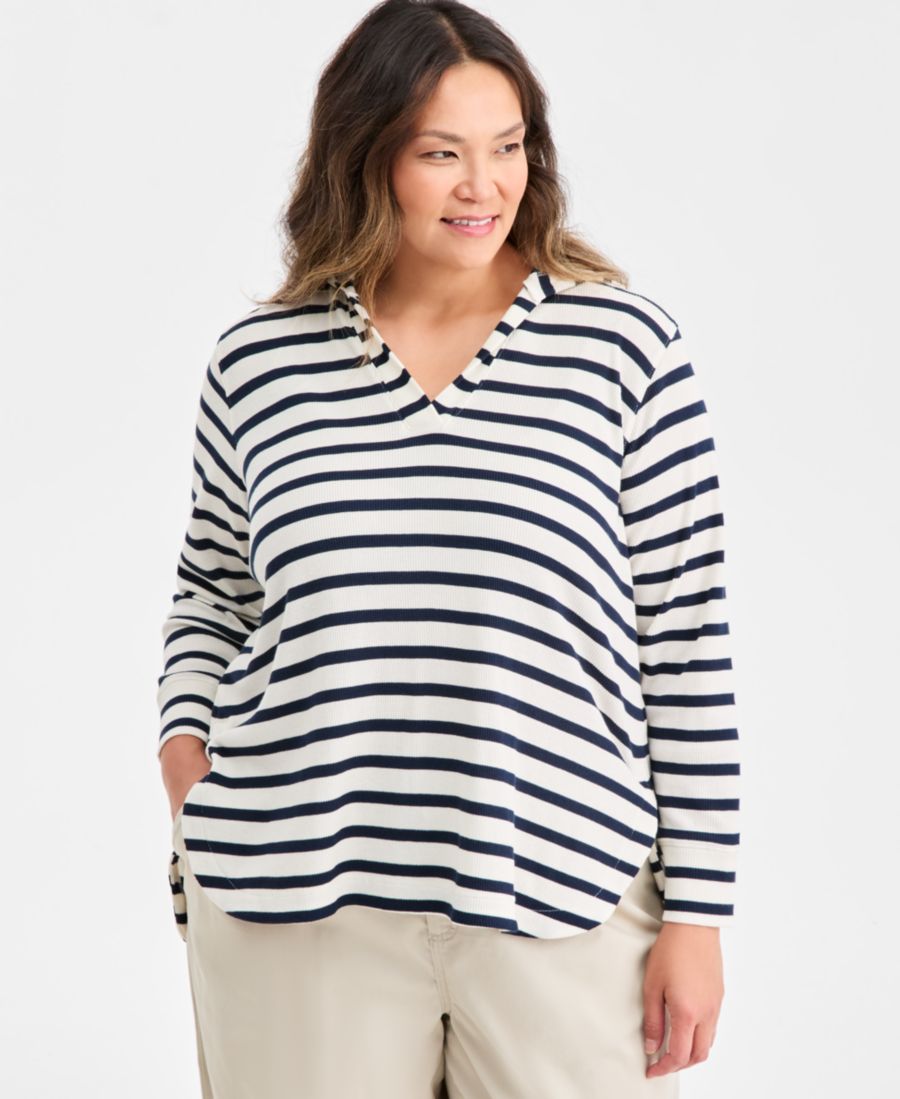 

Толстовка с капюшоном из вафельной вязки больших размеров Style & Co, Egg Industrial Combo, Бежевый, Толстовка с капюшоном из вафельной вязки больших размеров Style & Co, Egg Industrial Combo