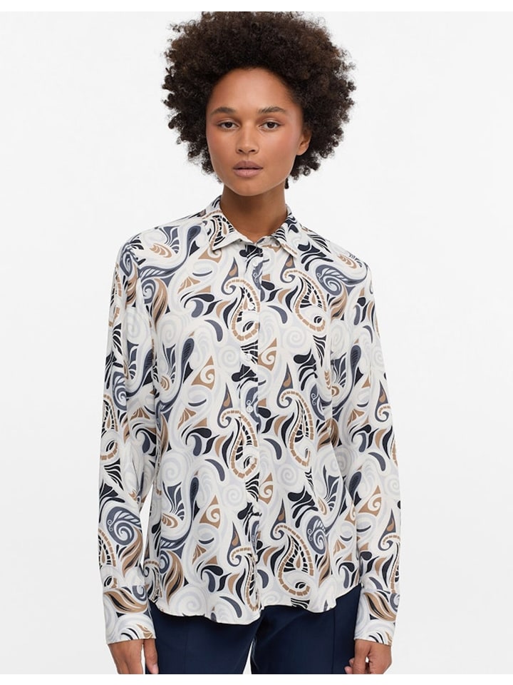 

Блузка с длинными рукавами светло-серого цвета Eterna