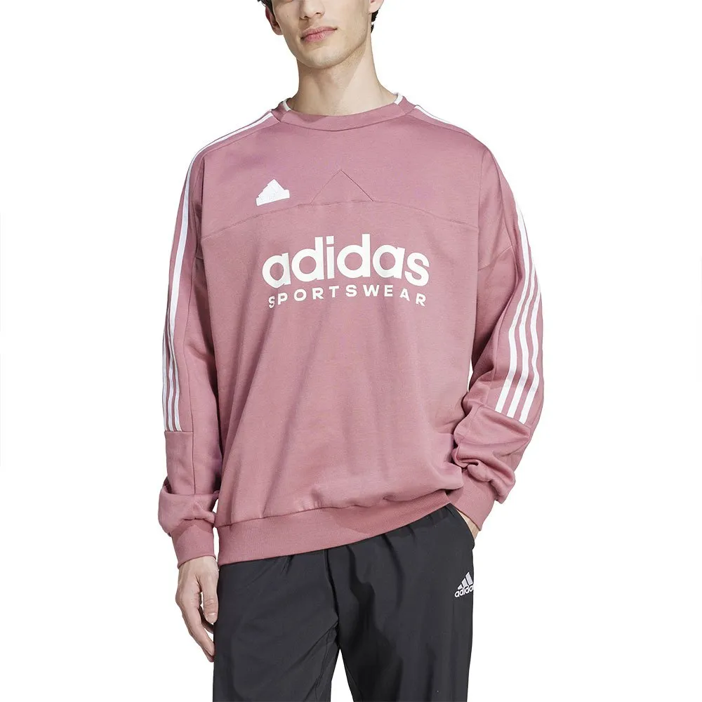 

Толстовка adidas House Of Tiro Fleece, розовый