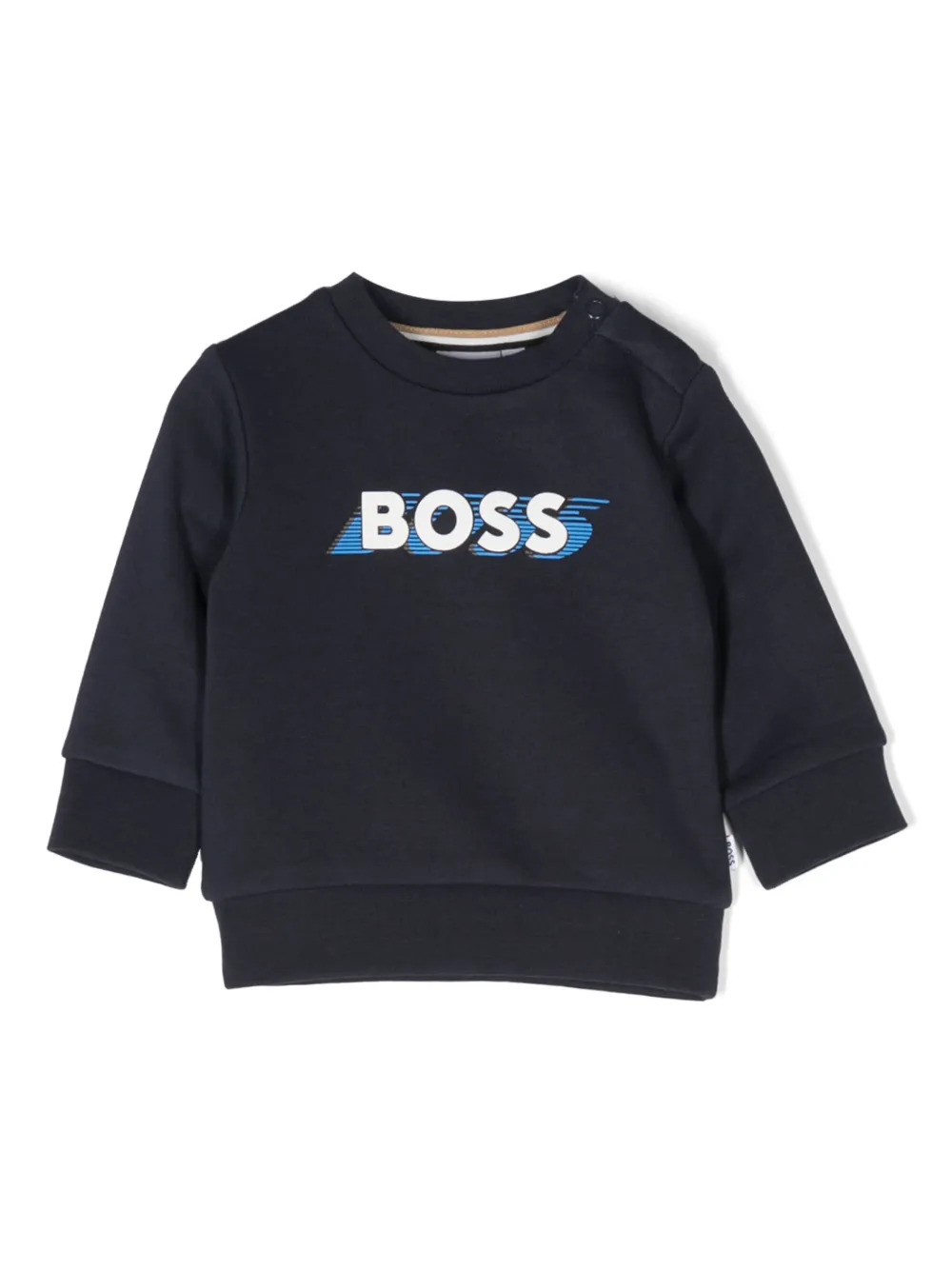 

Толстовка с логотипом BOSS Kidswear, синий