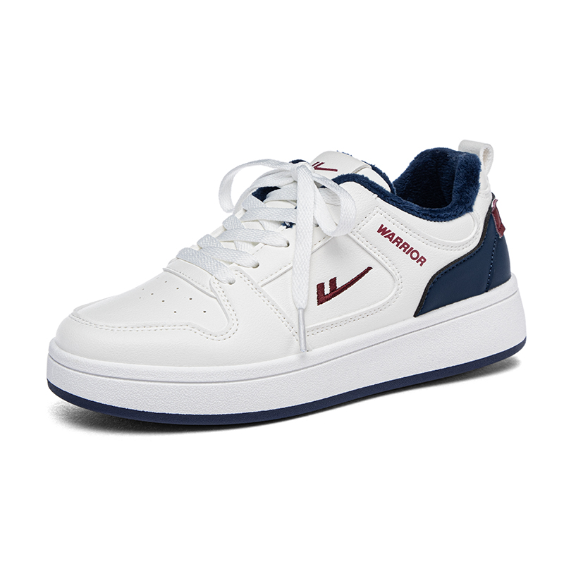 Термические легкие кроссовки Low top Skateboard Shoes Unisex WARRIOR, бежевый темно-синий красный — фото 3