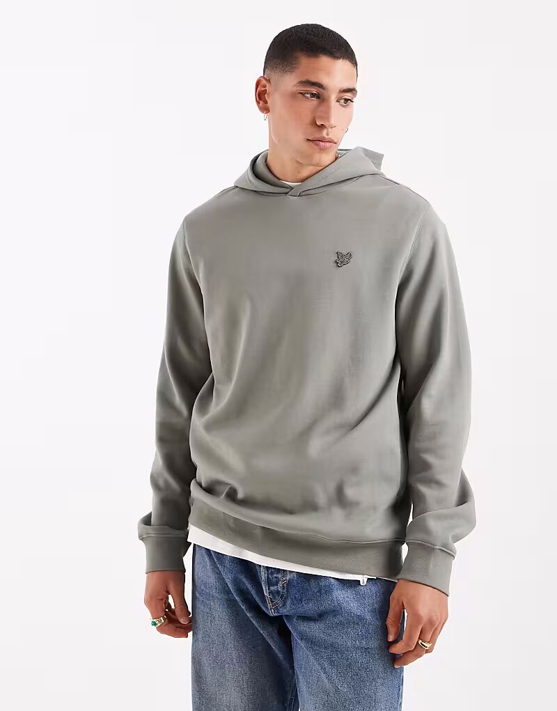 

Толстовка Lyle & Scott со средними слоями в цвете x826 clay green
