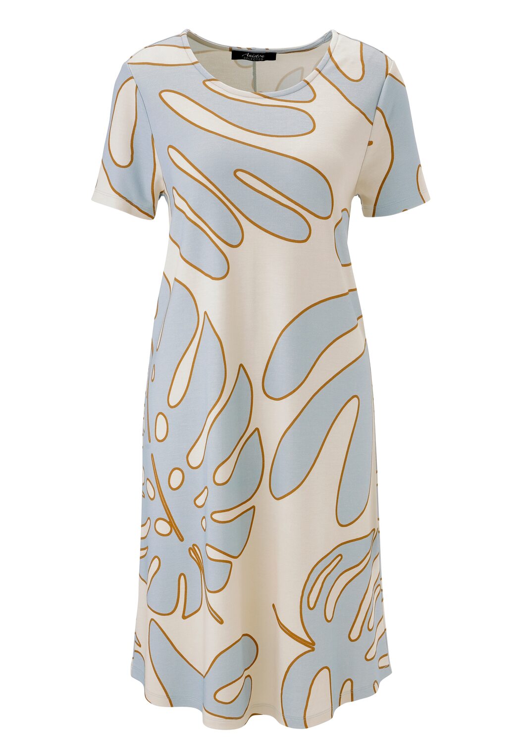 

Aniston SELECTED Платье в светло-голубом и натуральном белом цветах