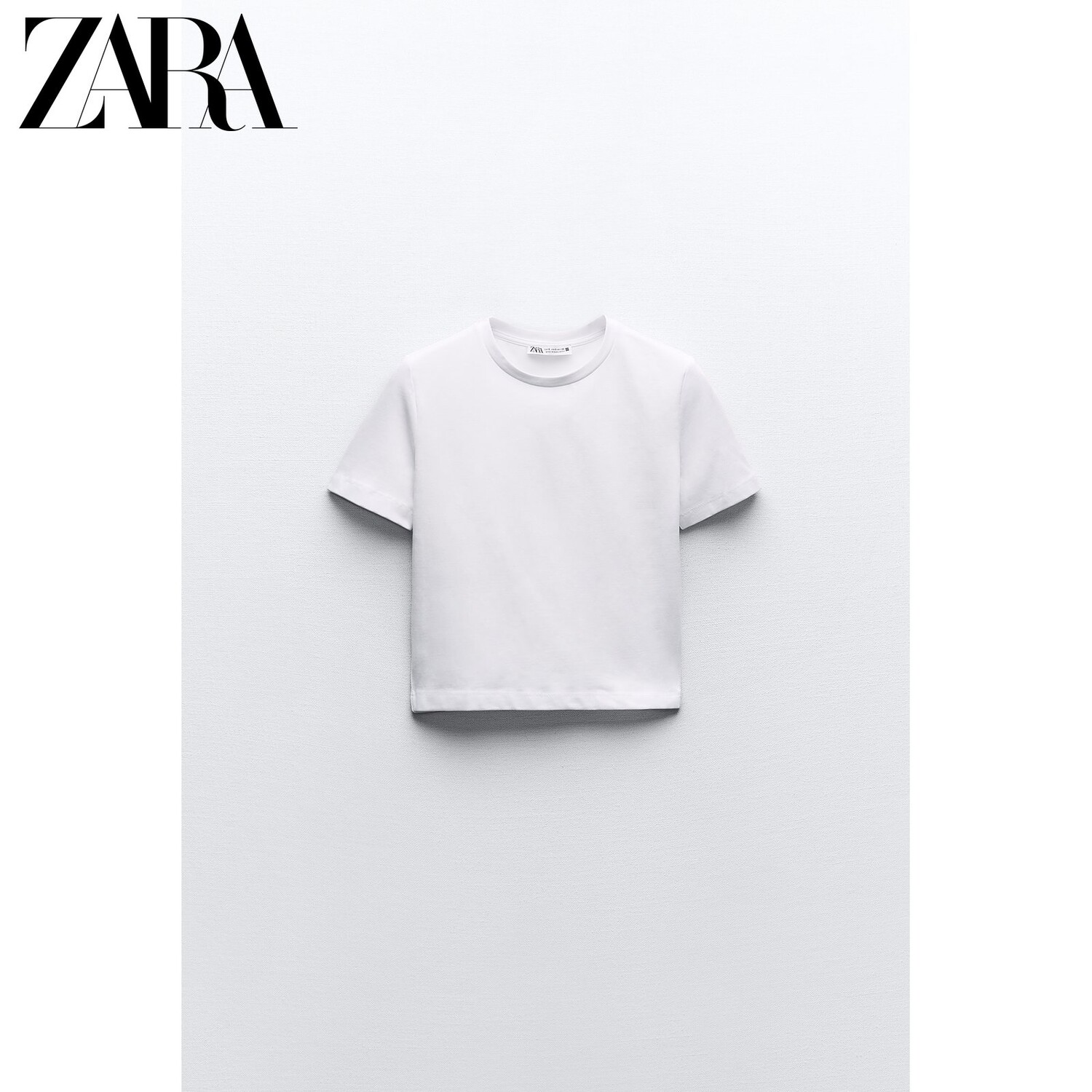 

Футболка Zara на резинке, белый