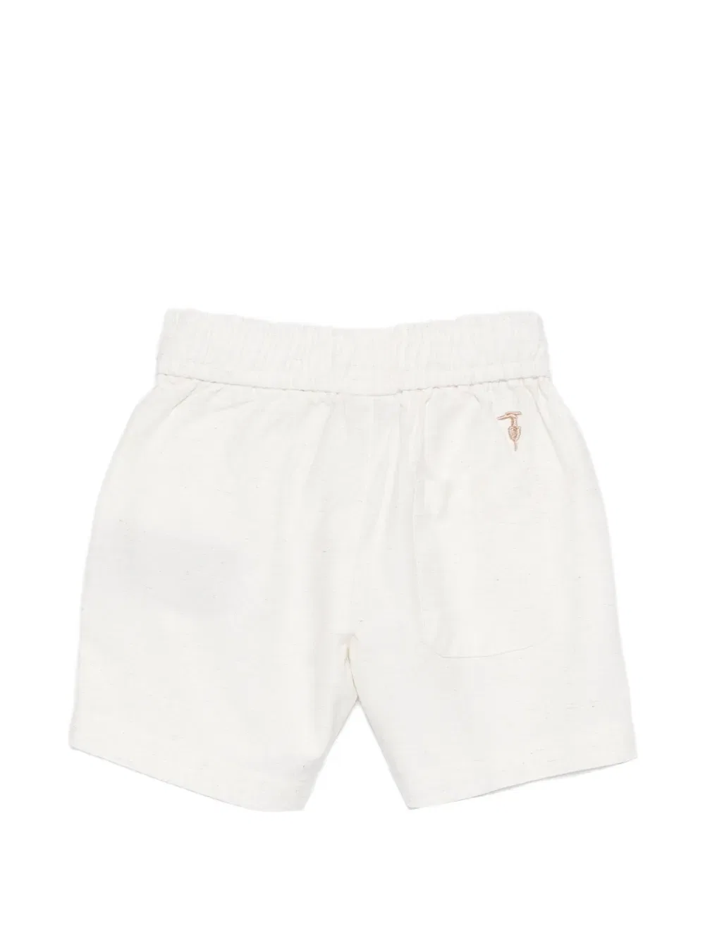 Шорты с эластичным поясом Trussardi Junior, нейтральный — фото 2