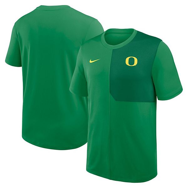 

Мужская зеленая футболка Oregon Ducks 2025 Sideline UV Dri-FIT Coach Nike