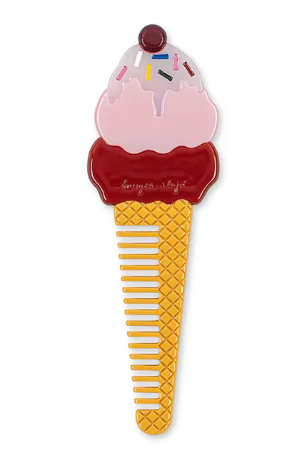 Расческа детская Ice Cream Comb Konges Sløjd, розовый — фото 2