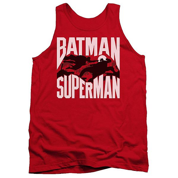 

Футболка-майка с силуэтом битвы Бэтмена и Супермена Licensed Character