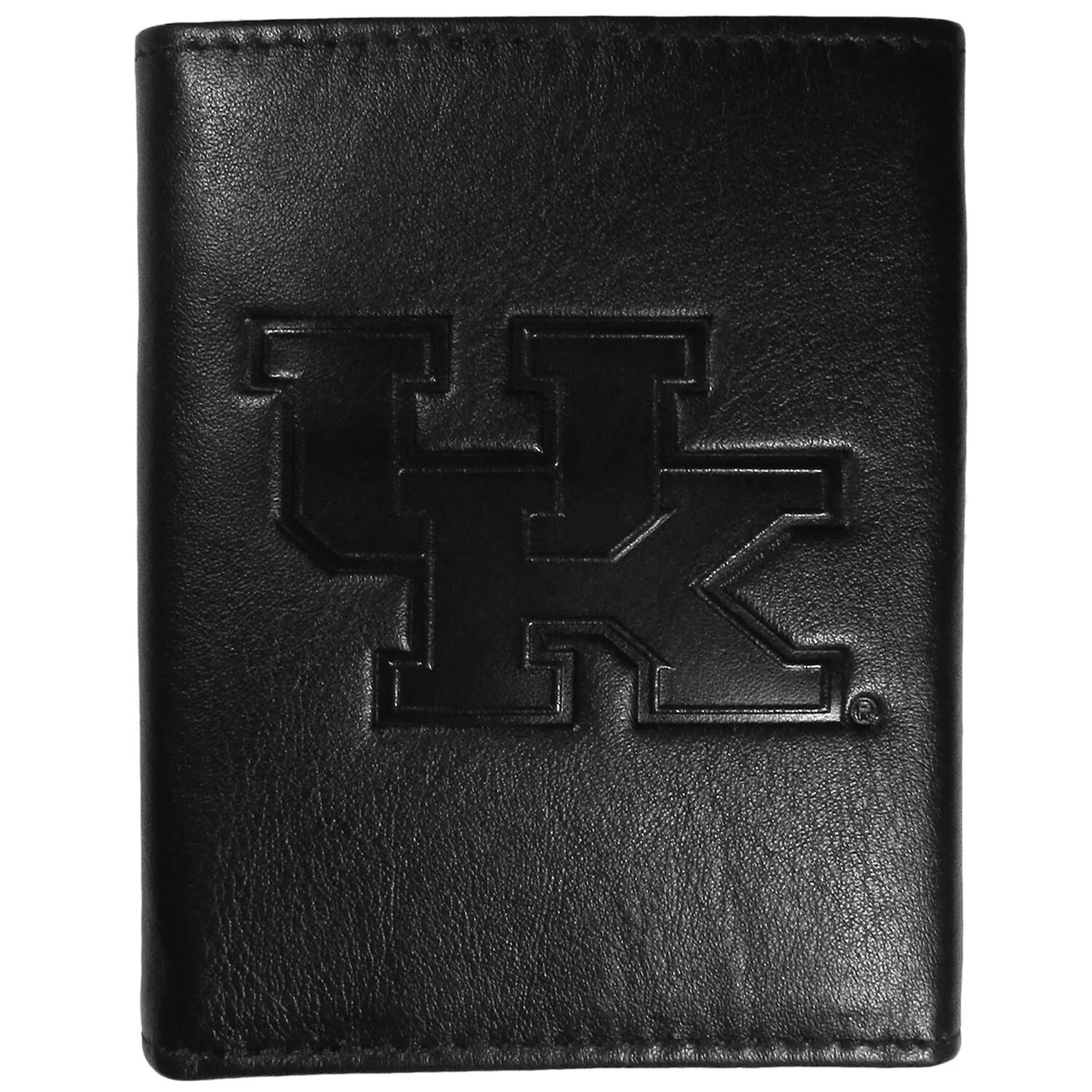 

Кошелек тройного сложения из кожи с тиснением Kentucky Wildcats