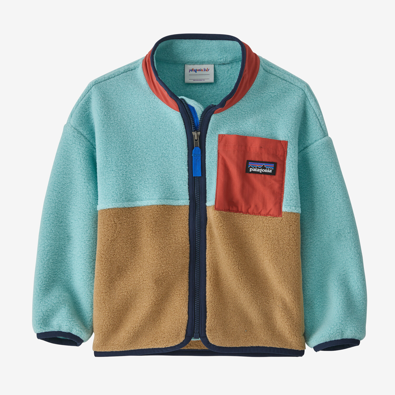 

Флисовая куртка Baby Synchilla Patagonia, цвет Skiff Blue