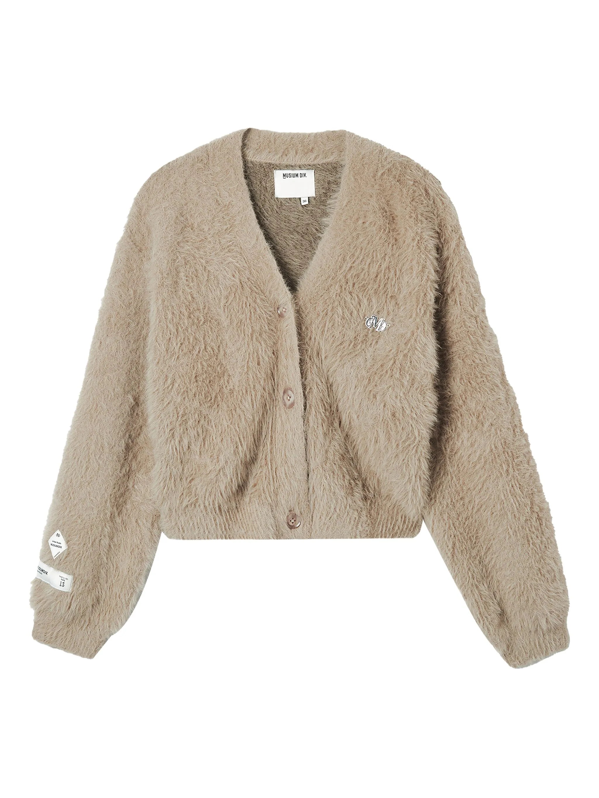 

Кардиган с V-образным вырезом Musium Div., коричневый