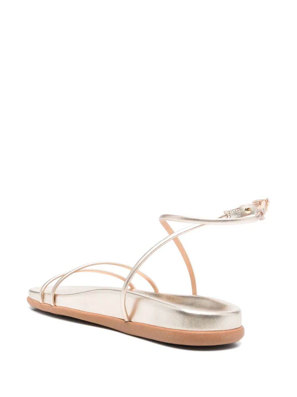 Босоножки с ремешком на щиколотке Ancient Greek Sandals, золотой — фото 3
